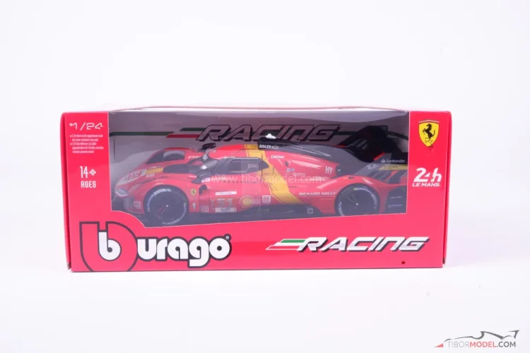 Ferrari 499P - #51, Winner 24H Le Mans 2023, 1:24 Bburago