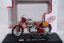 Jawa 350 Pérák oldaltáskákkal, bordó (1950), 1:18 Abrex
