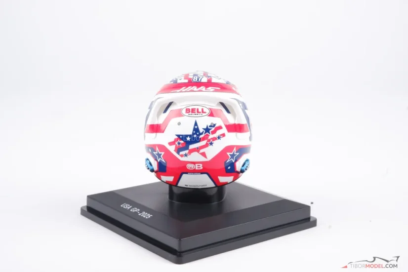 Oliver Bearman 2025 VC USA mini prilba, Haas F1 Team, 1:5 Spark