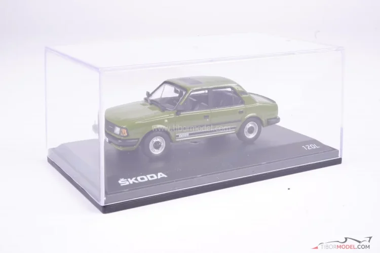 Skoda 120L (1984), dark green, 1:43 Abrex