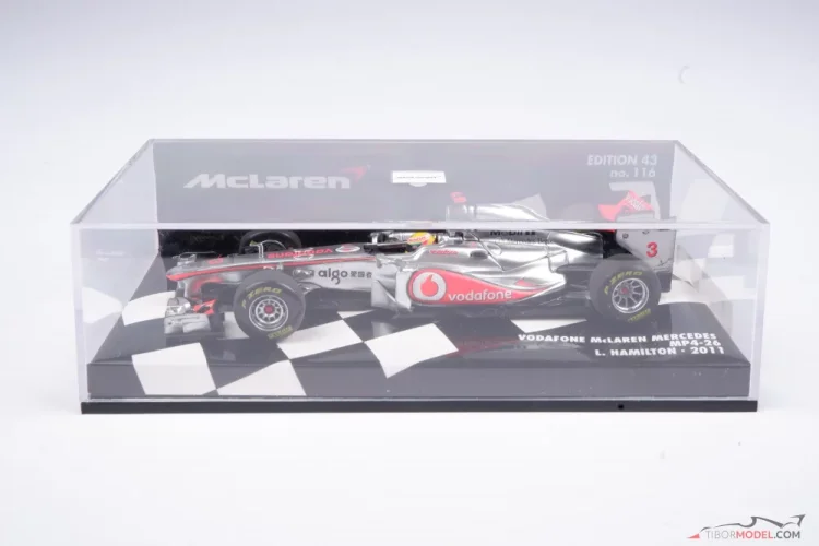 Model car McLaren MP4-26 Hamilton 2011, 1:43 Minichamps