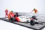 Diorama McLaren MP4/4 - A. Senna nehoda VC Monaka 1988, 1:18