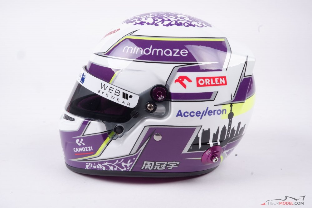 Alfa Romeo - Guanyu Zhou - 2022 - Casque échelle 1/2