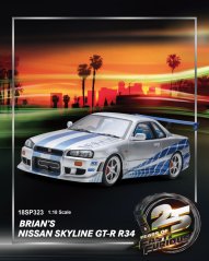 Nissan GTR (R34) Halálos iramban, 1:18 Spark