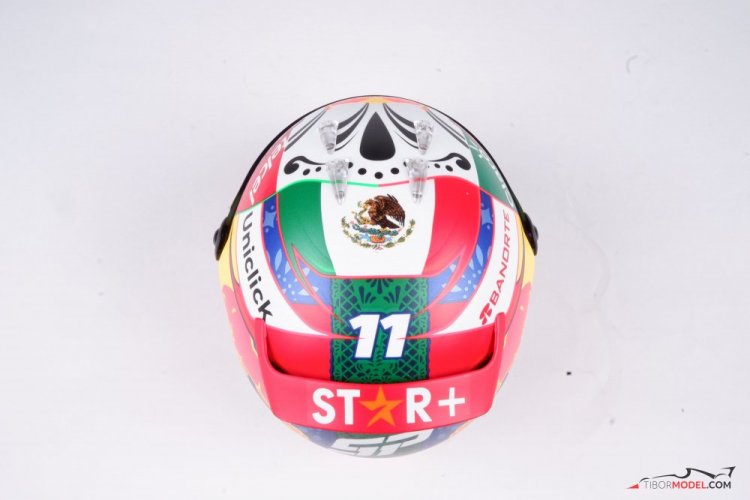 Sergio Perez 2022 Red Bull prilba, VC Mexika, 1:2 Schuberth