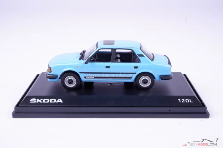 Skoda 120L (1984), blue, 1:43 Abrex