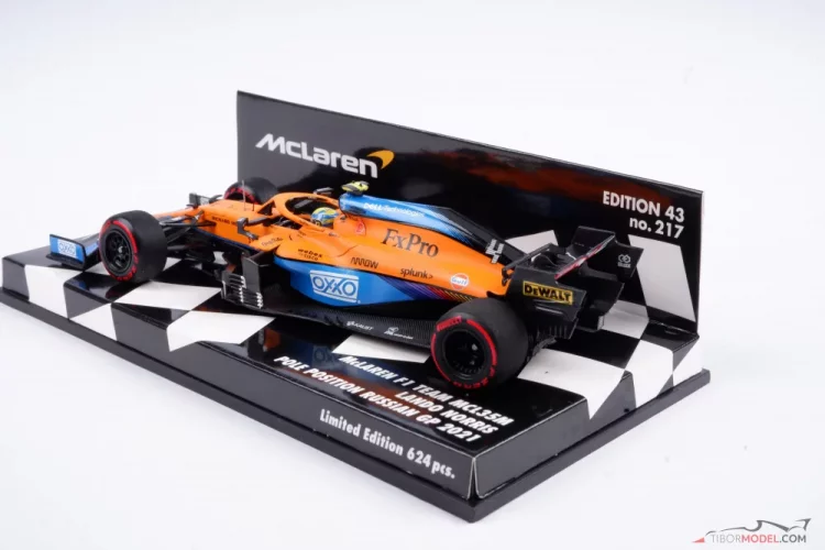 McLaren MCL35M - Lando Norris (2021), Russian GP, 1:43 Minichamps