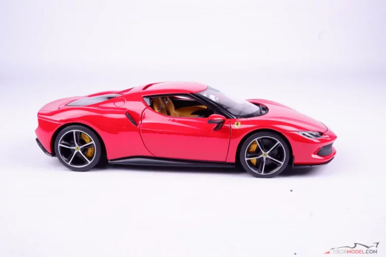 Ferrari 296 GTB (2021) červené, 1:18 Bburago