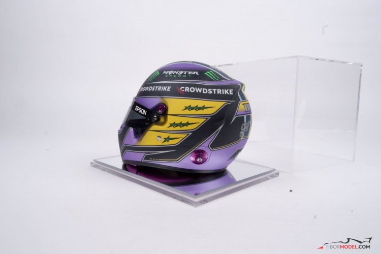 Showcase for a half scale helmet 1:2, Bell