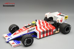 Toleman TG184 - Ayrton Senna (1984), Portugal GP, with driver figurine 1:18 Tecnomodel