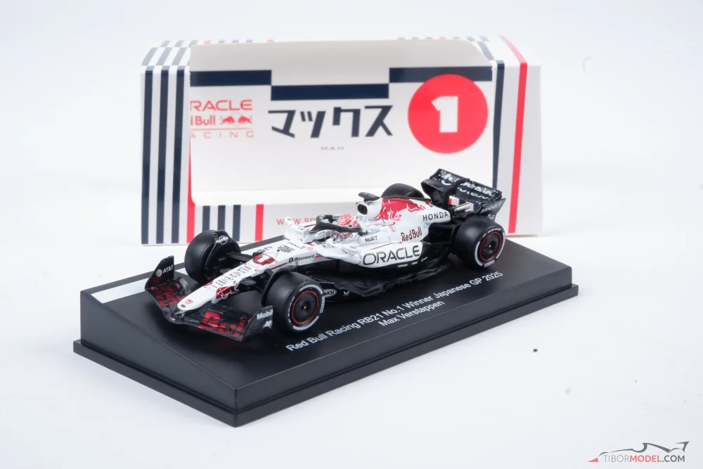 Red Bull Racing RB21 ミニカー　鈴鹿GP 2025 Minichamps Red Bull RB21 1st Japanese GP 2025 - Max Verstappen 1