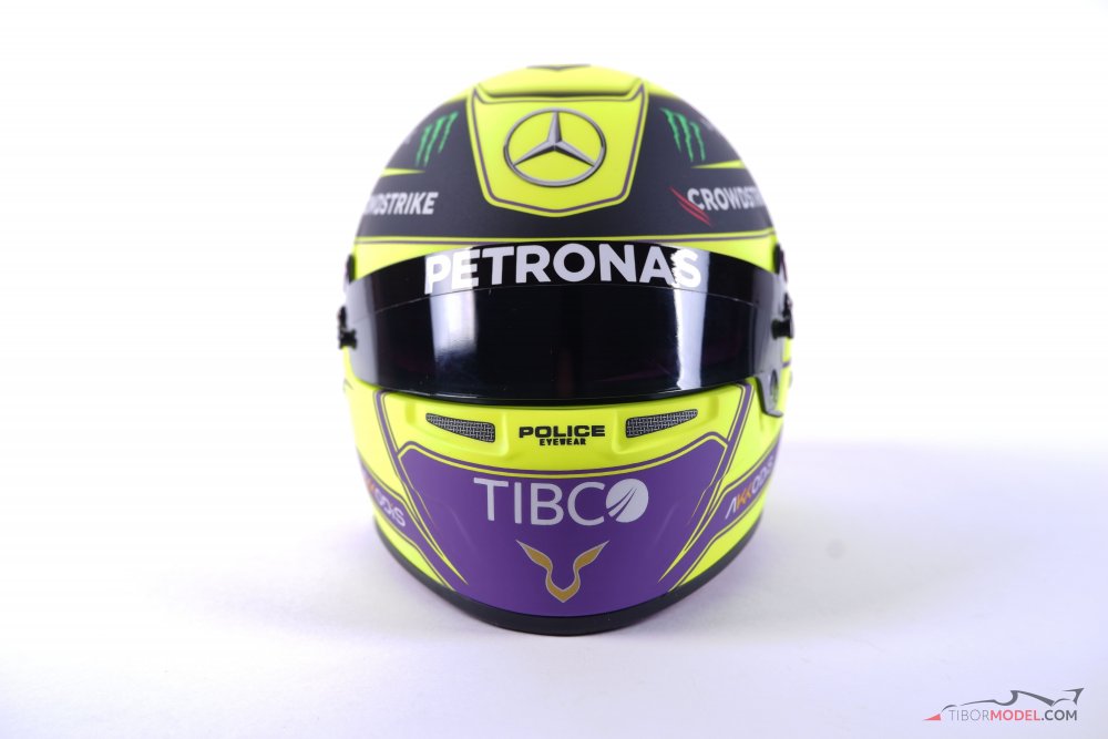 Helmet Lewis Hamilton Mercedes 2022, 1:2 Bell | Tibormodel.com