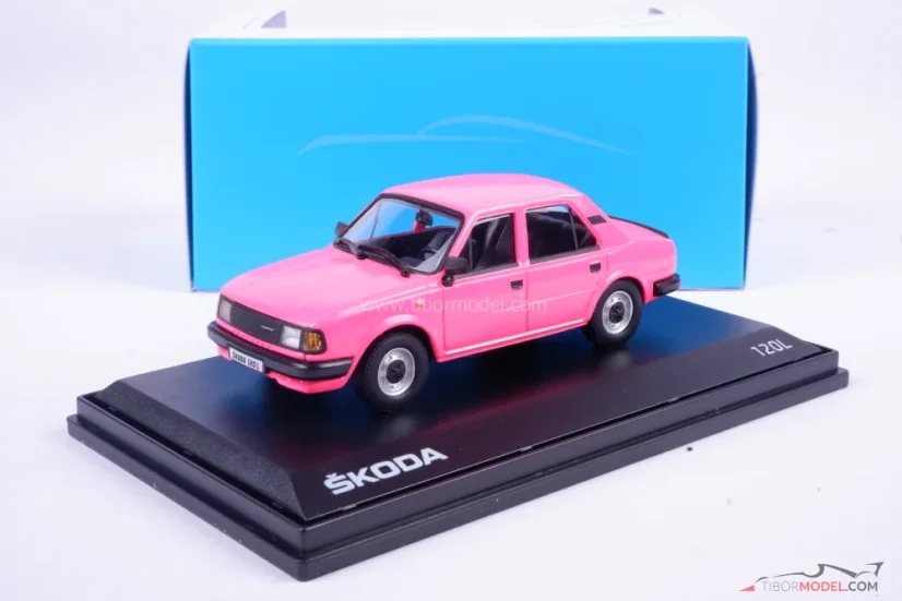 Škoda 120L (1984), růžová, 1:43 Abrex