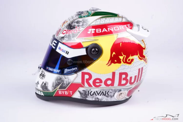 Sergio Perez 2023 Red Bull sisak, Szingapúri Nagydíj, 1:2 Schuberth