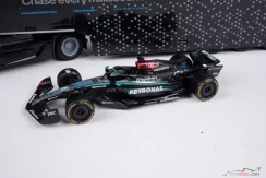 Mercedes Actros - csapat kamion Mercedes AMG Petronas 2024, 1:43 Bburago