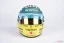 Fernando Alonso 2025 VC Saudské Arábie mini přilba, Aston Martin, 1:2 Bell