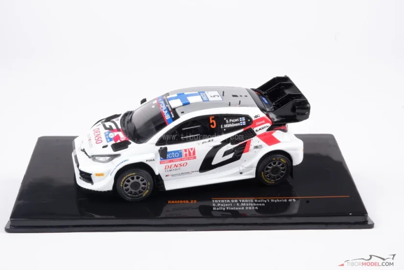 Model car Toyota Yaris Rally Finnland 2024, 1:43 Ixo | Tibormodel.com