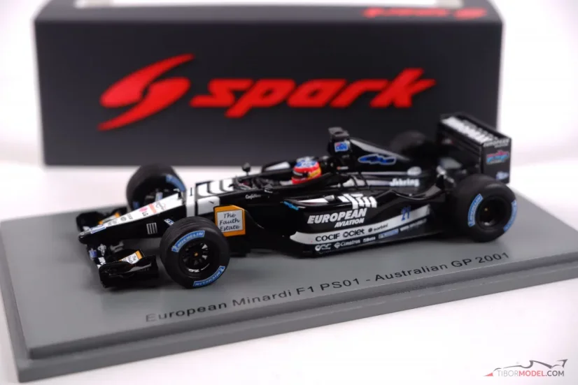 Minardi PS01 - Fernando Alonso (2001), VC Austrálie, 1:43 Spark