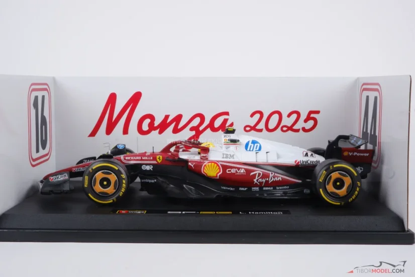 Ferrari SF-25 - Lewis Hamilton (2025) VC Talianska, 1:18 Bburago