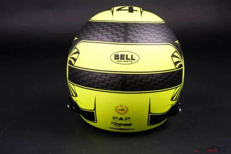 Lando Norris 2023 McLaren helmet, 1:2 Bell