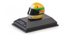 Ayrton Senna 1984 Toleman mini helmet, 1st GP, 1:8 Minichamps
