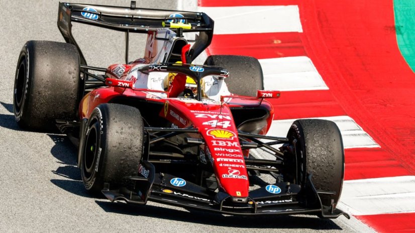Ferrari SF-26 - Lewis Hamilton (2026) Győztes Katalán Nagydíj, 1:12 Looksmart