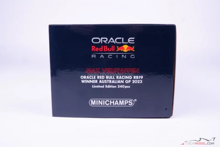 Red Bull RB19 - Max Verstappen (2023), Winner Australian GP, 1:18 Minichamps