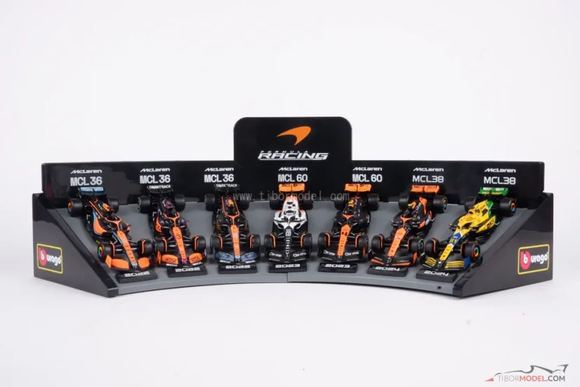 McLaren 2022-2024 ajándékcsomagolás, 1:43 BBurago