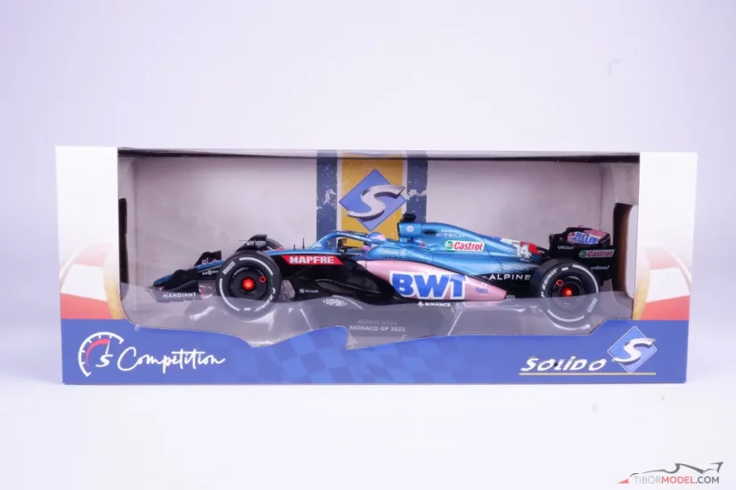 Alpine A522 - Fernando Alonso (2022), VC Monaka, 1:18 Solido