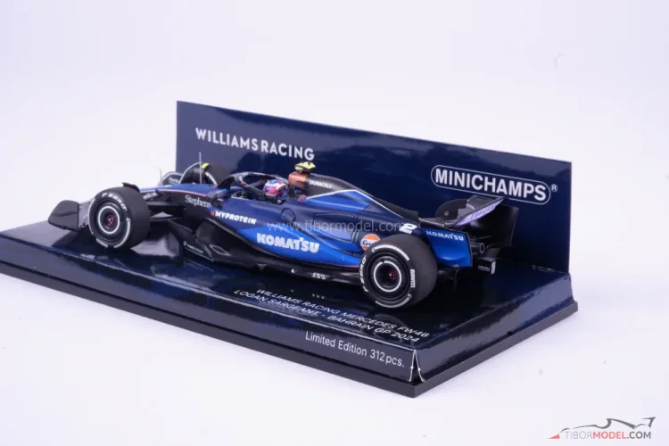 Model car Williams FW46 Sargeant 2024, Minichamps | Tibormodel.com