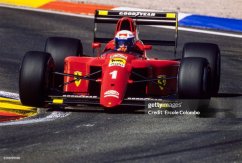 Ferrari F1-90 - Alain Prost (1990), Winner French GP, with driver figure, 1:18 GP Replicas