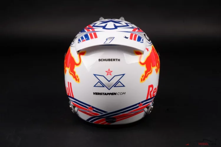Max Verstappen 2022 Red Bull sisak, USA Nagydíj győztes, 1:2 Schuberth