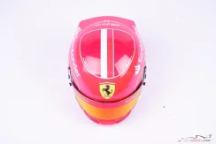 Charles Leclerc 2024 Ferrari helmet, 1:2 Bell