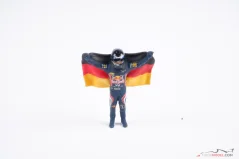 Sebastian Vettel with flag, Red Bull 2012, 1:43 Cartrix