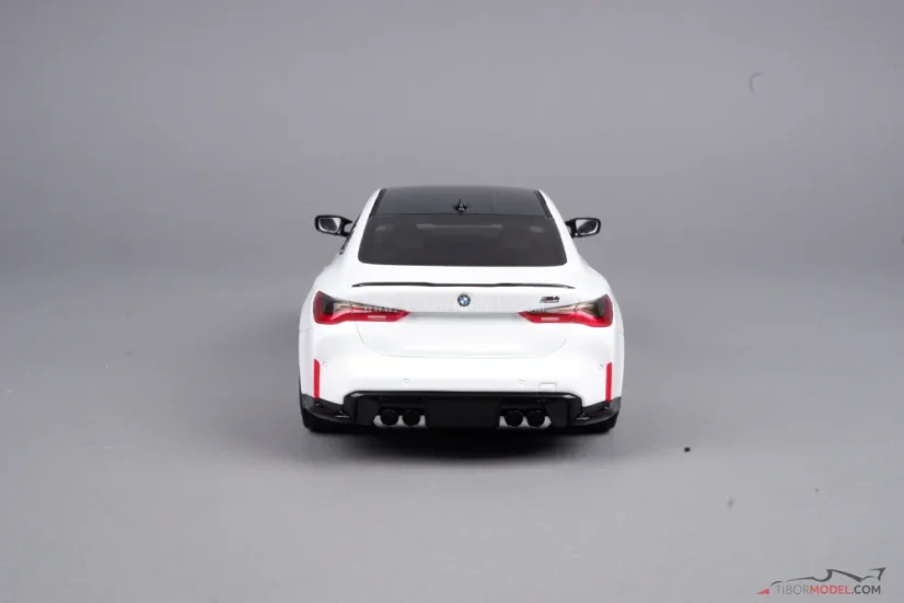 BMW M4 (2020) bílé, 1:18 Minichamps