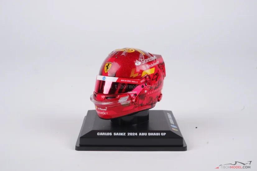 Carlos Sainz 2024 VC Abu Dhabi mini přilba, Ferrari, 1:5 Looksmart