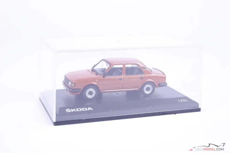 Skoda 120L (1984), cinnamon brown, 1:43 Abrex