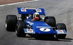 March 701 - Jackie Stewart (1970), Győztes Spanyol Nagydíj, figura nélküli kiadás, 1:18 GP Replicas