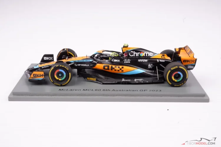 Modellino Mclaren F1 2023 Lando Norris MCL60 Scala 1:43 Spark con pilota e  vetrina