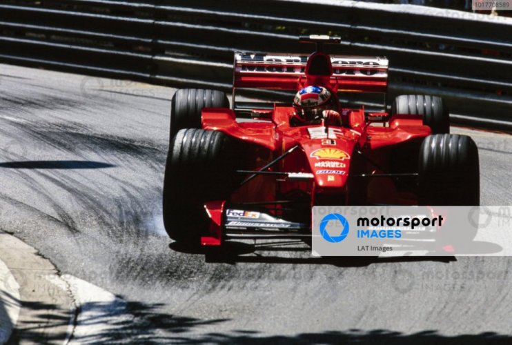 Ferrari F399 - Michael Schumacher (1999), Győztes Monacoi Nagydíj, pilóta figurával, 1:12 GP Replicas