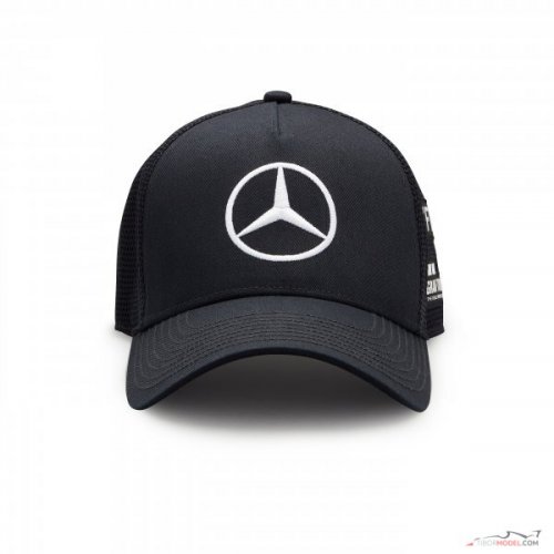 Lewis Hamilton Mercedes cap 2022 trucker, black