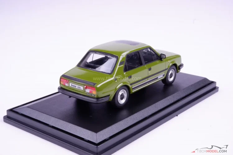 Skoda 120L (1984), dark green, 1:43 Abrex