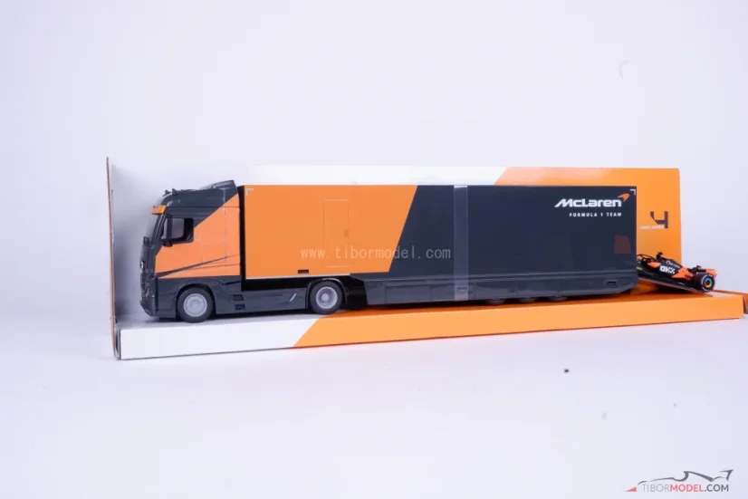 Mercedes Actros - tímový kamión McLaren F1 Team 2024, 1:43 Bburago