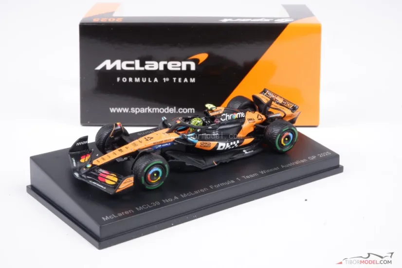 McLaren MCL39 - Lando Norris (2025) VC Austrálie, 1:64 Spark