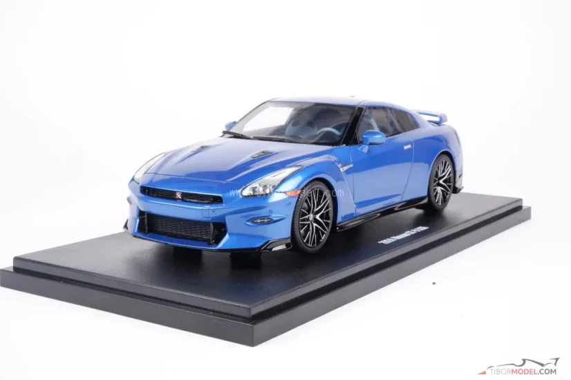 Nissan GT-R Skyline (2024) modrý, 1:18 GT Spirit