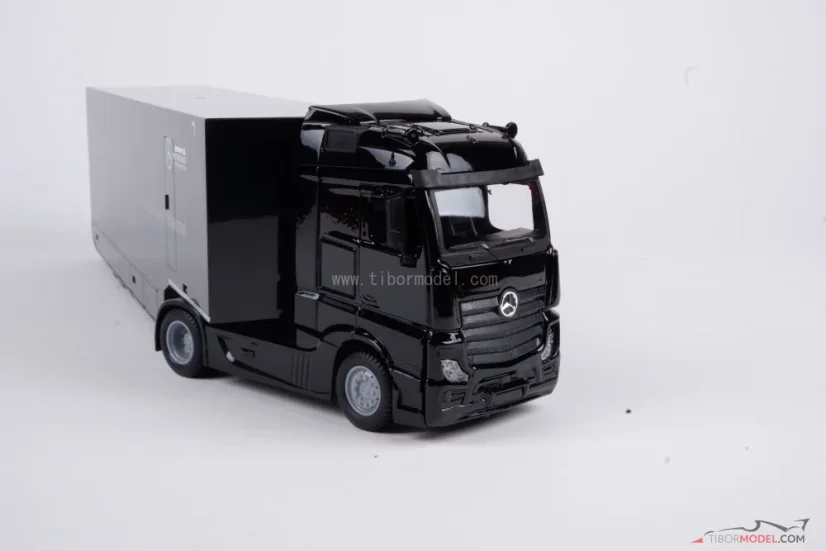 Mercedes Actros - tímový kamión Mercedes AMG Petronas 2024, 1:43 Bburago