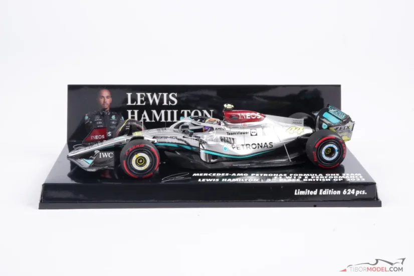 Mercedes W13 - Lewis Hamilton (2022), British GP, 1:43 Minichamps