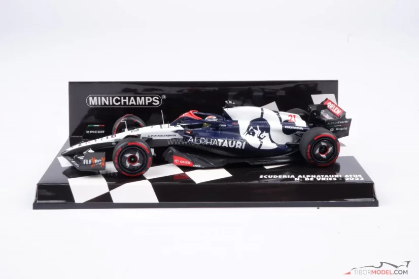 AlphaTauri AT04 - Nyck de Vries (2023), 1:43 Minichamps