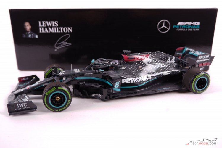 Mercedes W11 - L. Hamilton (2020), 1st Turkish GP, World Champion, 1:18 Minichamps