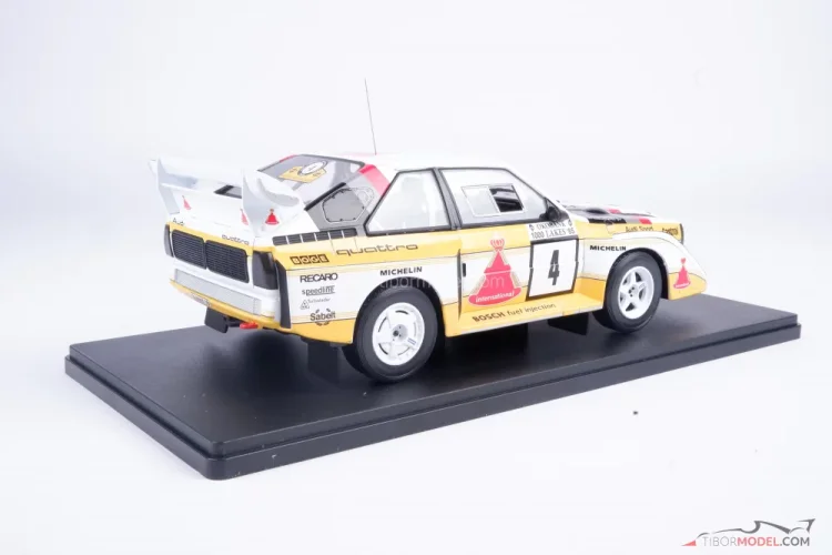Audi Quattro S1 - Blomgvist/ Cederberg (1985), Rally 1000 lakes, 1:18 Ixo